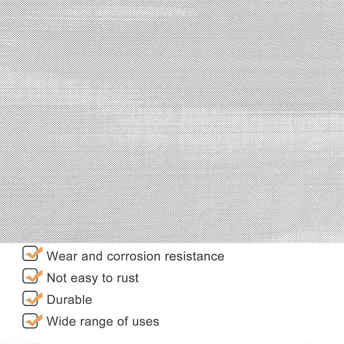 304 Stainless Steel Woven Filter Mesh Sheet 100 Mesh, Fine Metal Screen Fabric - Image 2