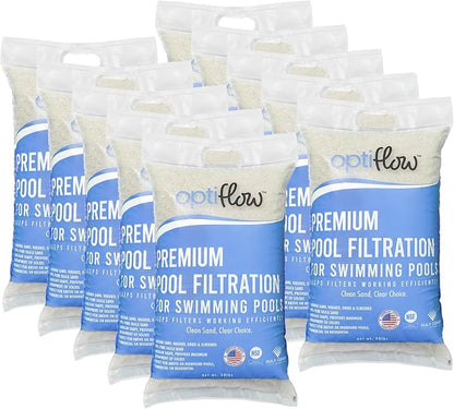 10-Pack Pool Filter Sand, Premium Filtration by Unknown