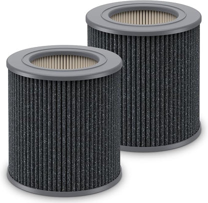 2 Pack Air Mini PECO-HEPA Replacement Filter Compatible by FCFMY