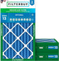 Filterbuy 12x24x4 Air Filter MERV 13 Optimal Smoke & Allergy Defense, by Filterbuy