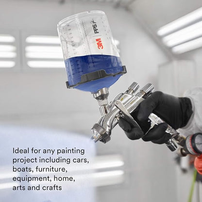 3M 26000 PPS 2.0 Spray Gun Cup, Lids and Liners Kit, 200-Micron Filter - Image 4