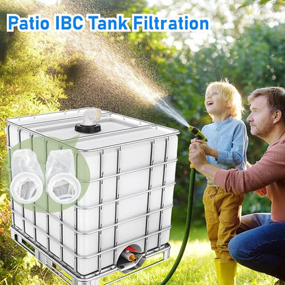 2Pcs Rain Water Filter, 8 Inch IBC Lid Filter, Nylon IBC Tote Cover, Stretchy - Image 5