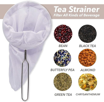 Traditional Thai Style Tea Filter Stainless Steel Size 3 Inches Friendly Using - Image 4