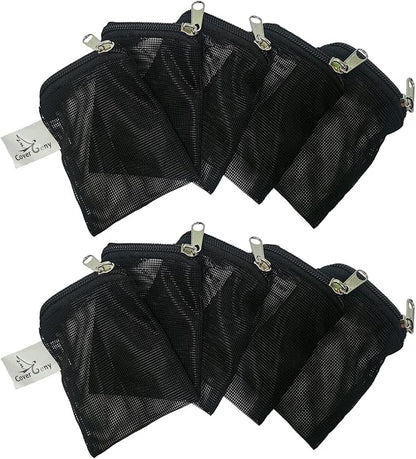 10 Pcs 3" x 4" Aquarium Filter Media Bags Small, Mini Fish Tank Media Mesh by CoverGeny