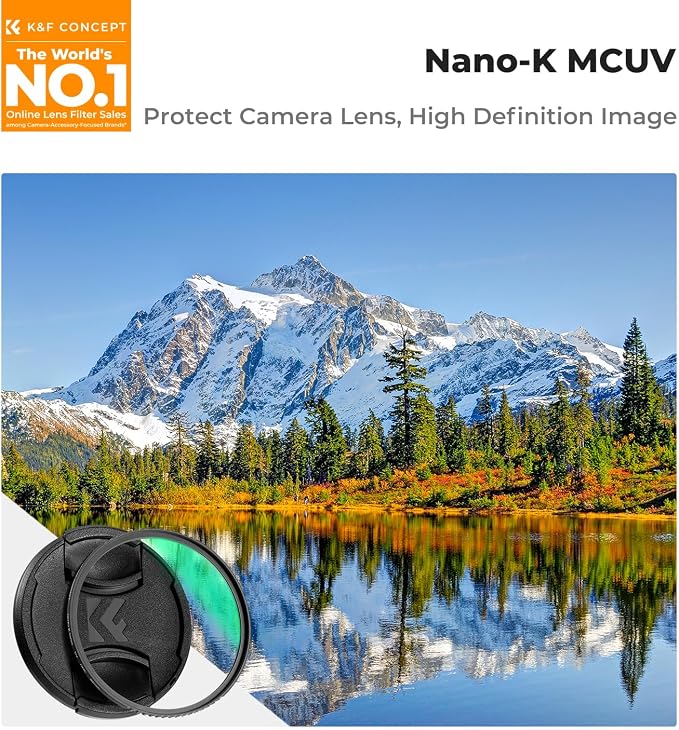 K&F CONCEPT 37mm MC UV Lens Protection Filter - Image 2