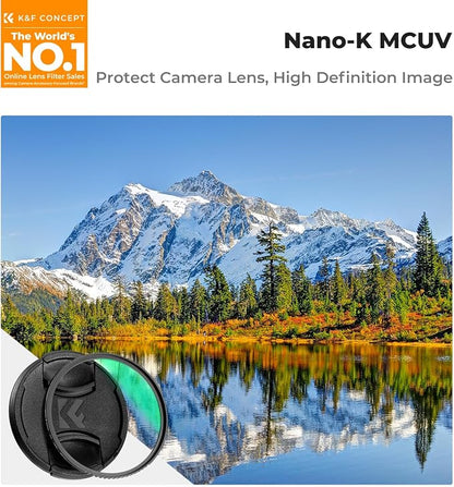 K&F CONCEPT 37mm MC UV Lens Protection Filter - Image 2
