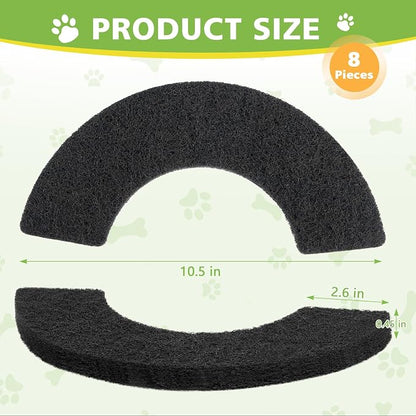 8 Pack Thickened 0.45” Carbon Filters Compatible - Image 2