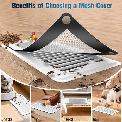 Magnetic Vent Covers with Vent Screen 5.1x13 Inch, Ceiling Air Vents to Block - Image 4