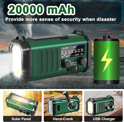 Emergency Radio-NOAA Weather Radio 20000mAh/74000mWh - Image 2