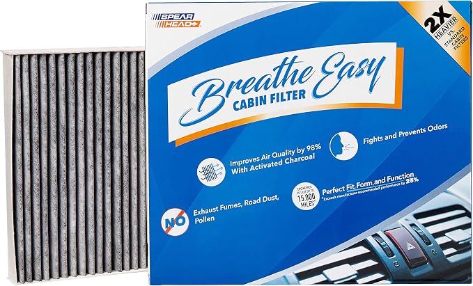 Spearhead Odor Defense Breathe Easy AC & Heater Cabin Filter | Fits 2014-19 Soul by SPEARHEAD