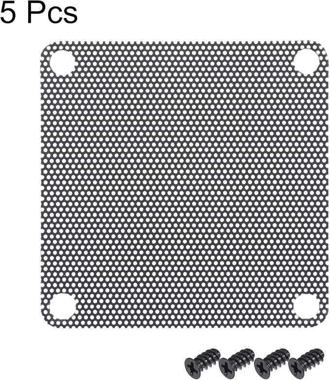 uxcell PC Dust Fan Screen with Screws - Image 2