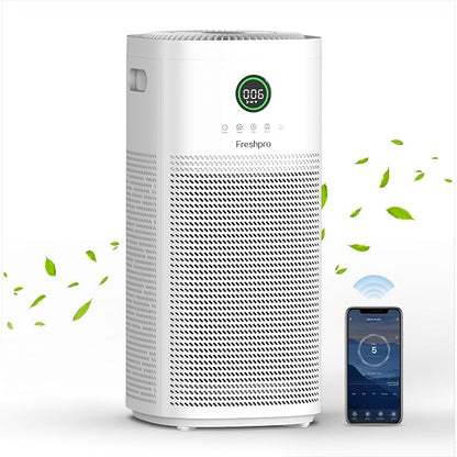 HEPA Air Purifiers for Home Large Room, Covers Up to 3065 ft², UVC Light by Freshpro