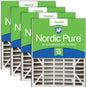 Nordic Pure 20x25x5 Air Bear Replacement 266649-102 MERV 13 Air Filters 4 Pack by NordicPure