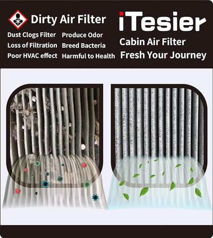 Engine & Cabin Air Filter Kit for Altima 2019 2020 2021 2022 2023 2024 2025 - Image 5