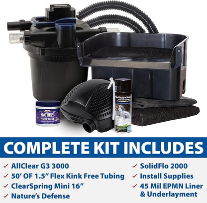 The Pond Guy AllClear Ecosystem Kit – Complete DIY Fishpond - Image 2