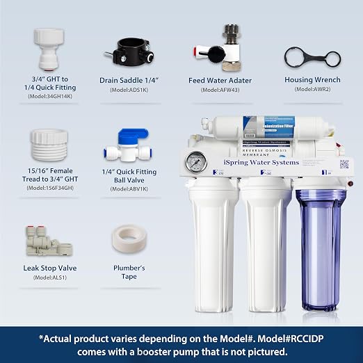 iSpring RCC1D Tankless RO/DI System, 5 Stage De-ionization Reverse Osmosis - Image 7