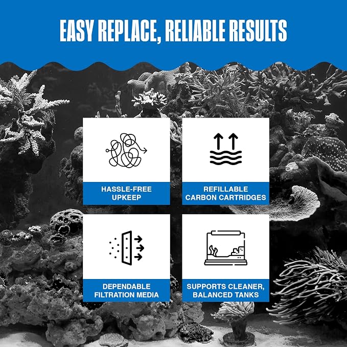 Penn-Plax Cascade 600 Filter Replacement Carbon Cartridges – Provides Chemical - Image 5