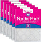 Nordic Pure 14x30x1 Tru Mini Pleat MERV 8 AC Furnace Air Filters by NordicPure