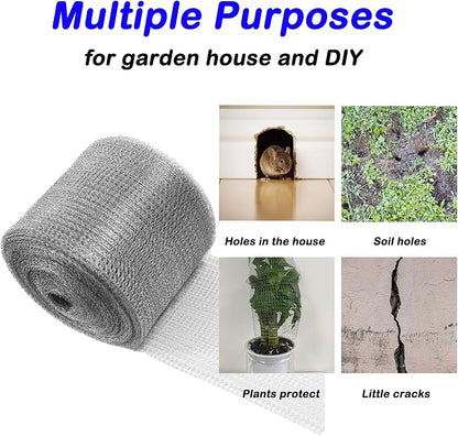 Wire Mesh for Mice Control 5 in X 36Ft, Hole Fill Fabric, Weep Holes Covers - Image 5