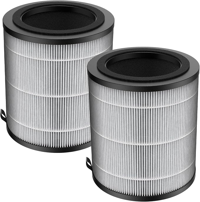 JF100 Replacement Filter, 3-in-1 Pre-Filter, HEPA and Activated Carbon by WILERDA