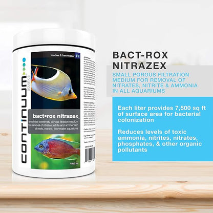 Continuum Aquatics Bact Rox Nitrazex – Small Porous Filtration Media to Remove - Image 2