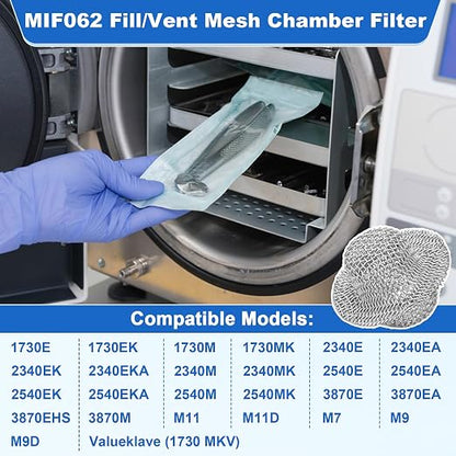 2 Pack MIF062 Fill/Vent Mesh Chamber Filter Compatible - Image 4