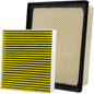2PCS Cabin Engine Air Filter Kit Fits by Capume