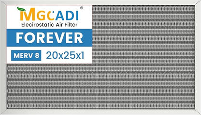 20x25x1 HVAC Furnace Air Filter, Lasts a Lifetime, Merv 8, the Last HVAC Filter - Image 6