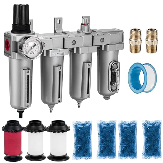 NANPU 3/4" NPT Industrial Grade 4 Stage Air Drying System by NANPU
