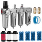 NANPU 3/4" NPT Industrial Grade 4 Stage Air Drying System by NANPU