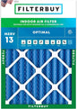 Filterbuy 19.25x23.25x4 Air Filter MERV 13 Optimal Smoke & Allergy Defense by Filterbuy
