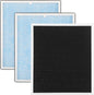 HEPA/Activated Carbon Filter Replacement, 550 Fliter Replacement Set Compatible by HOME