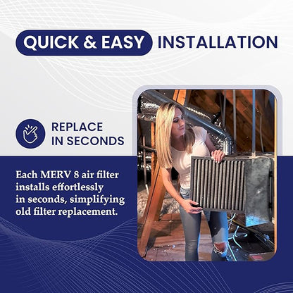 | Merv 8 | Washable & Reusable AC/Furnace Filter | Lifetime HVAC & Furnace Air - Image 3
