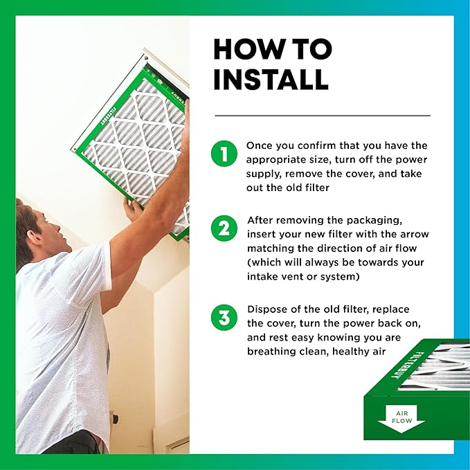 Filterbuy 14x30x2 Air Filter MERV 8 Essential Dust & Allergy Defense, - Image 5