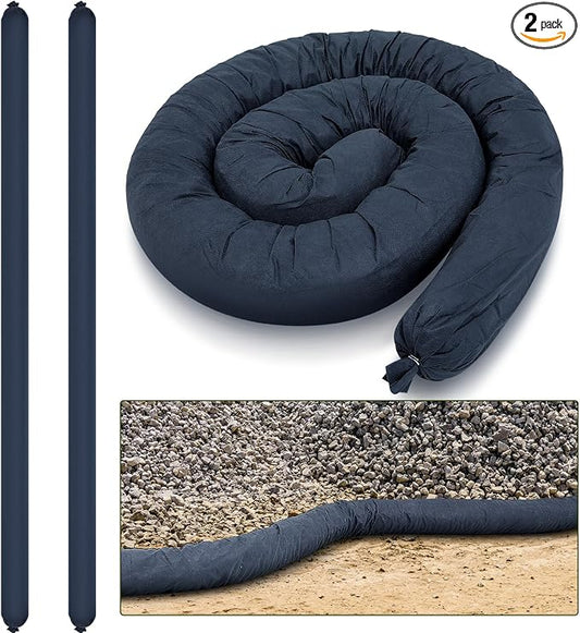 2 Pcs Sediment Filter Erosion Control Blanket Silt Fence Sock by Wesnoy