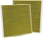 2pcs Cabin Air Filter JM200 Fits by Capume
