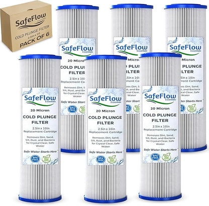 10in Ice Bath Chiller Filters 20 Micron 10" x 2.5" Water Filter Replacement by Unknown