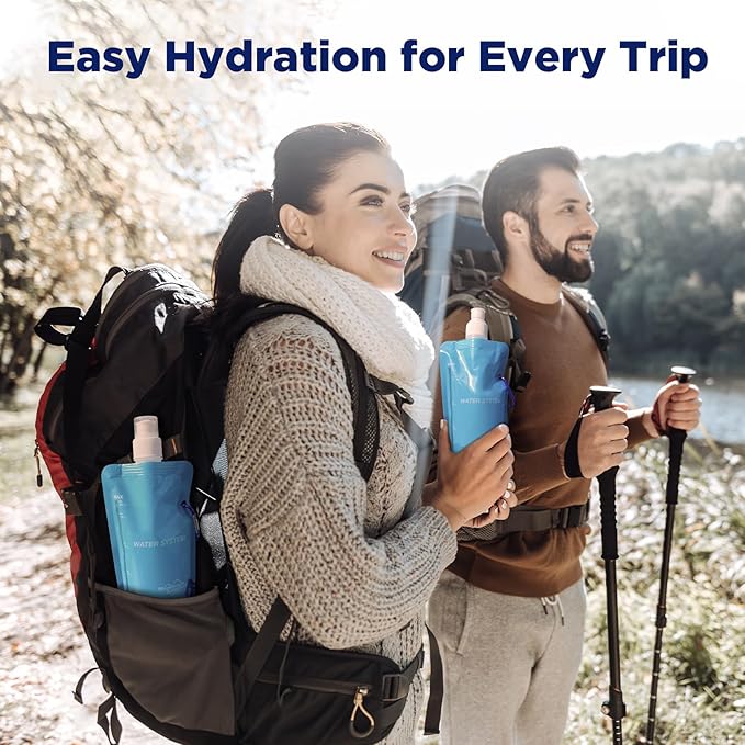 Membrane Solutions Squeezable Water Filtration System, Survival Water Purifier - Image 7