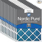 Nordic Pure 16x24x1 Pleated MERV 7 Air Filters 12 Pack by NordicPure