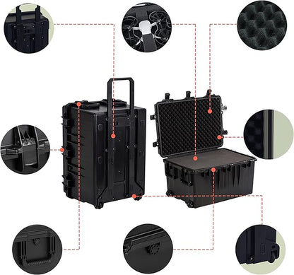 MEIJIA Portable All Weather Waterproof Camera Case, Customizable Fit Foam - Image 4