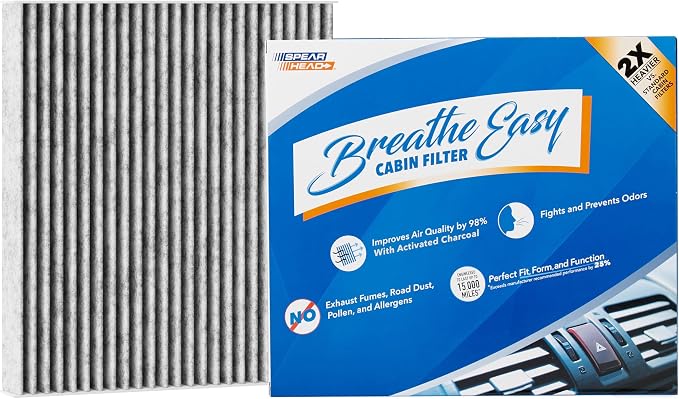 Spearhead Odor Defense Breathe Easy AC & Heater Cabin Filter | Fits 2017-19 by SPEARHEAD