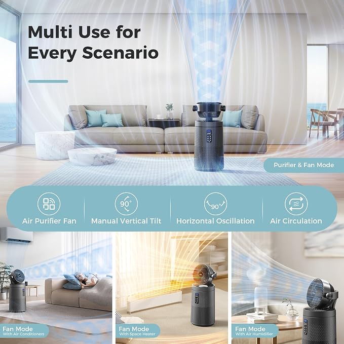 AROEVE Air Purifiers Fan for Home Large Room - Image 3