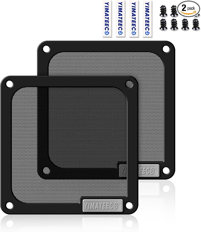 120mm Dust Filter PC for Computer Cooler Fan/PSU/Routers PVC 50 Mesh, Computer by YIMATEECO