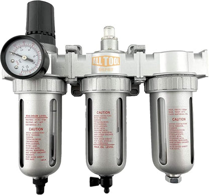 3/8" NPT MID FLOW Filter Regulator Coalescing Desiccant Dryer System by AllToolDepot