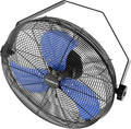 2600 CFM 14 inch Outdoor High Velocity Wall Mounted Fan, 3-Speed Metal Fans with IP44 Enclosure Motor, Industrial Grade Weatherproof Wall Fan for Patio, Greenhouse, Garage, and Gazebo