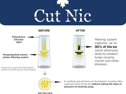 Cut-Nic 8 Hole Easy Draw Disposable Cigarette Filters - Image 4