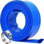 DAVCO 2" x 50 ft Pool Backwash Hose, Heavy Duty Reinforced Blue PVC Lay Flat by DAVCO