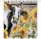 Retro Farmhouse Flower Living Room Curtains 84 Inch Length, Window Curtains Tab by Unknown