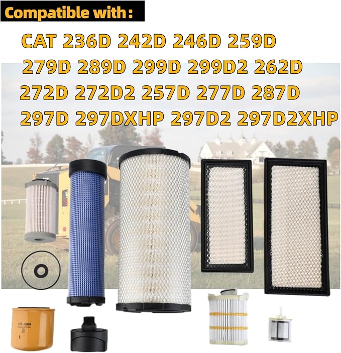 1000 Hours Maintenance Filter Kit 258-2829 265-6619 265-6618 421-5479 377-6969 - Image 2