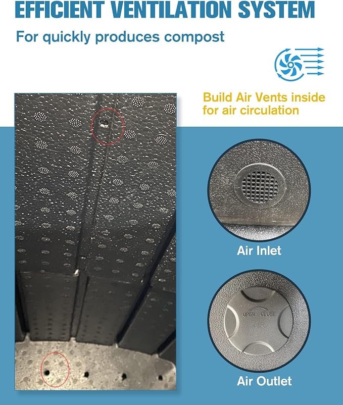 EJWOX Insulated Compost Bin - Image 3
